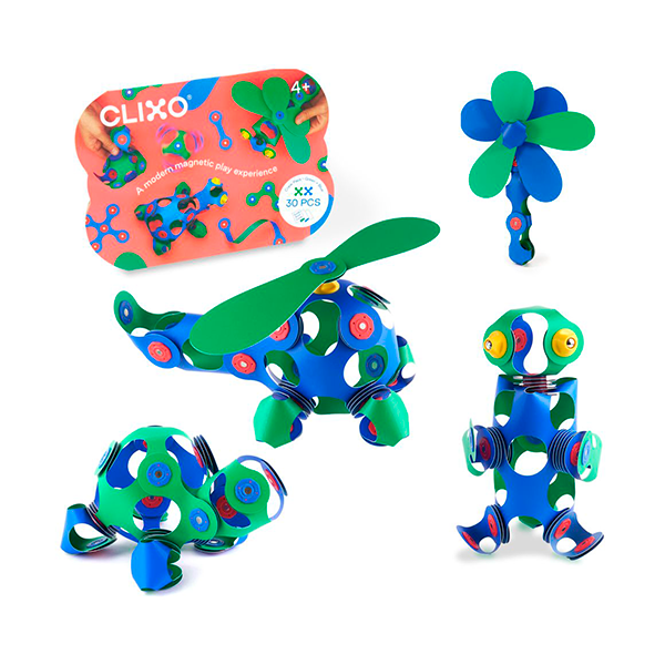 Clixo Crew azul y verde