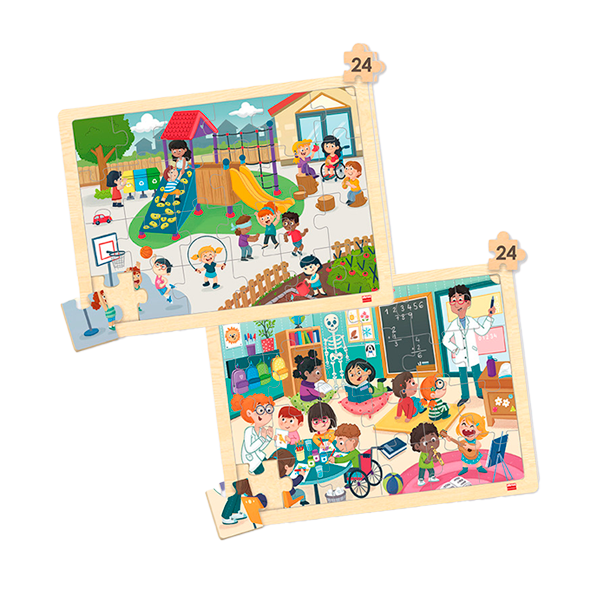 Set puzles Mi cole inclusivo