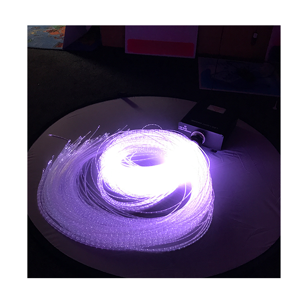Fuente proyectora luz fibra óptica