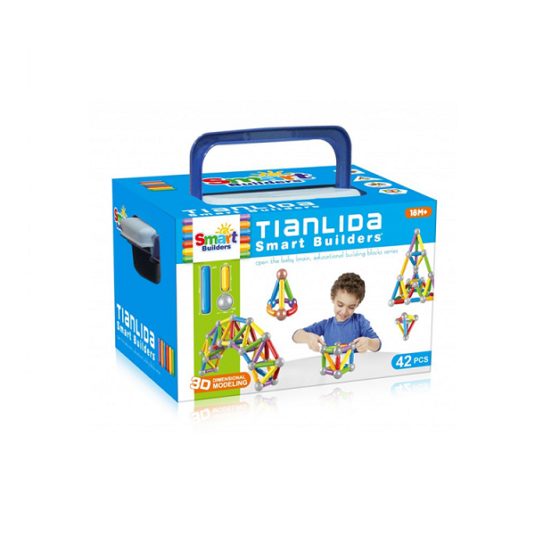 Set de construcció magnètica 42 peces