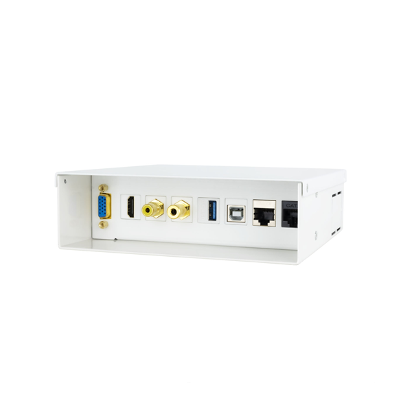 Caixa de connexions multimèdia.