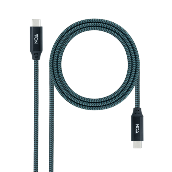 Cable USB 3.2 Gen2x2 20Gbps 5A/100W 4K/60Hz amb co