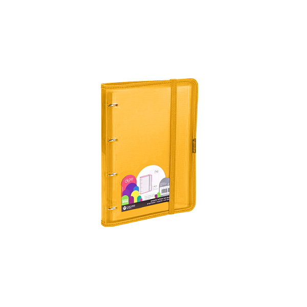 Carpeta polipropilé Carchidea Dune A4 Carpeblock 4 anelles Taronja