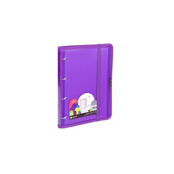 Carpeta polipropilé Carchidea Dune A4 Carpeblock 4 anelles Violeta