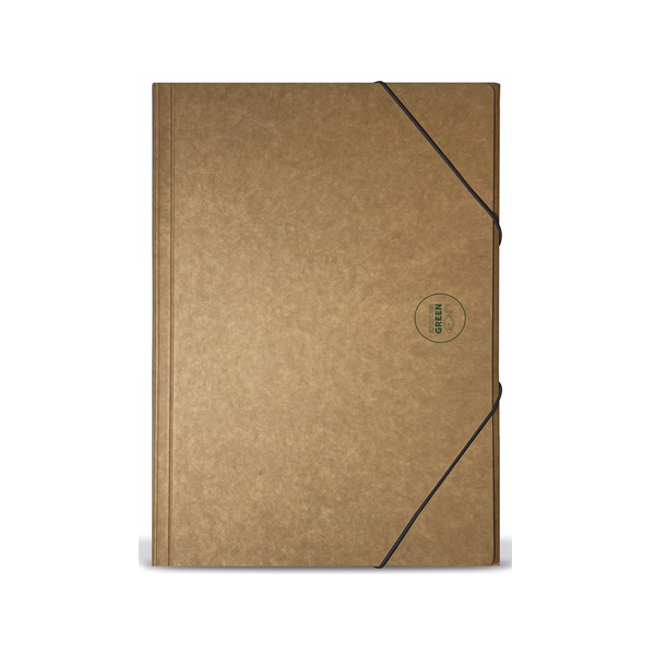 Carpeta de gomes i bossa de cartró Green