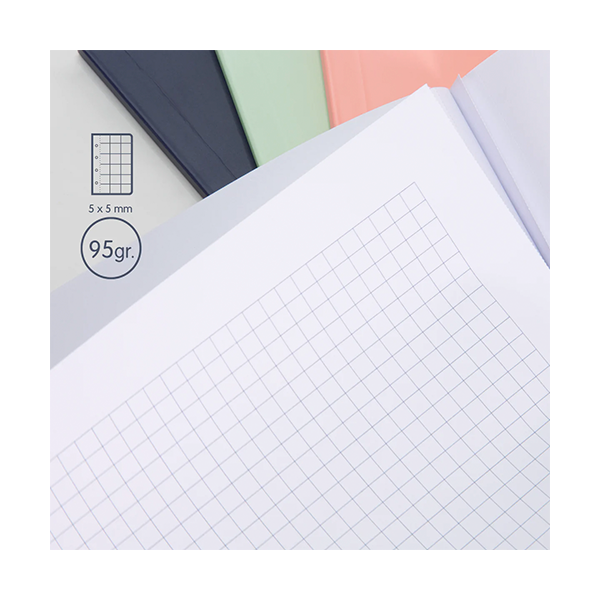 Llibreta encolada Milan 430 A4 48 fulls quadrícula 5x5