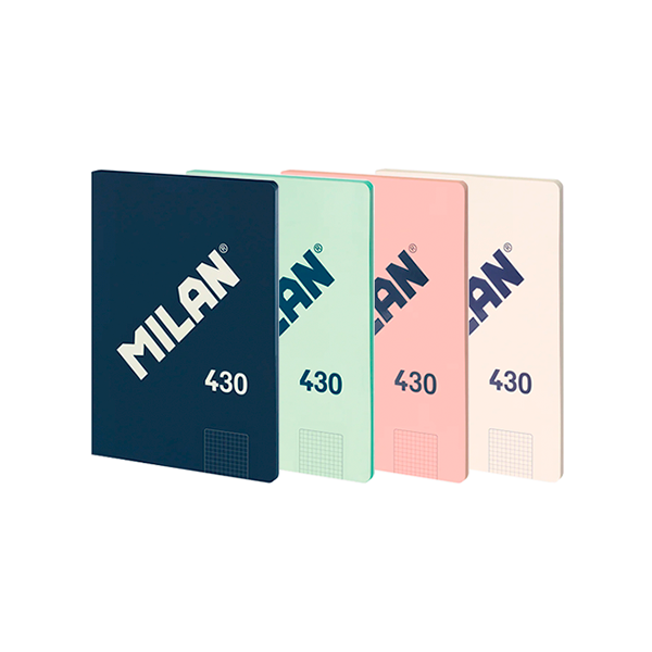 Llibreta encolada Milan 430 A4 48 fulls quadrícula 5x5