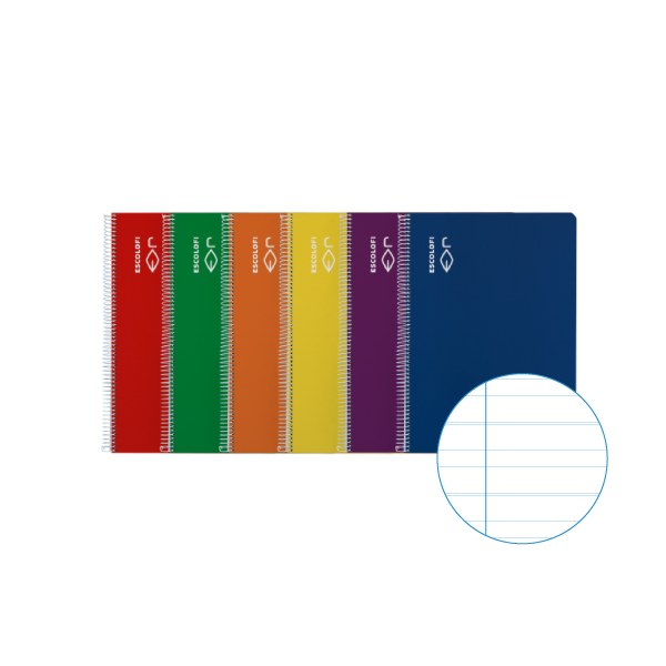 Quadern Escolofi Quart 50 fulls pauta montesori 3,5 mm
