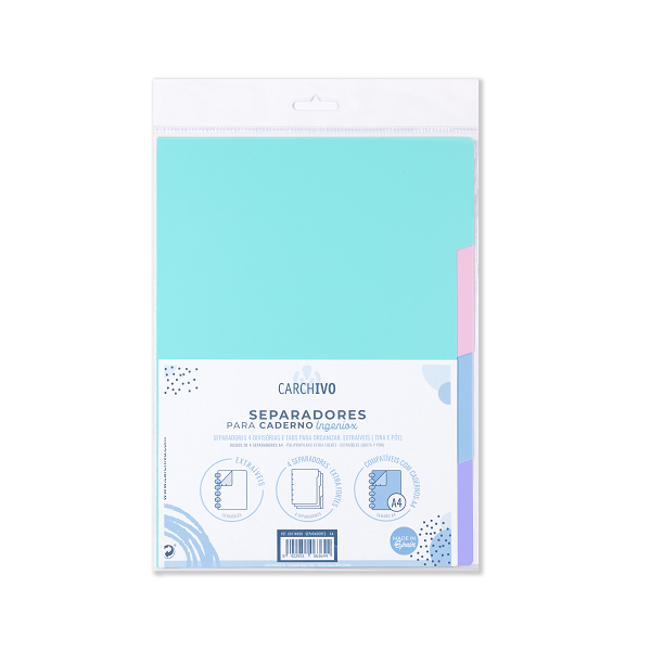 Separadores para cuaderno Ingeniox