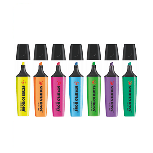 Marcador fluorescente Stabilo Boss Original