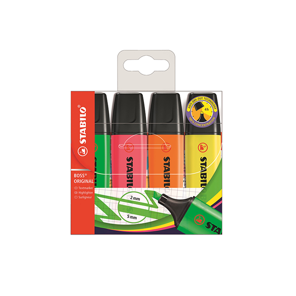 Estoig marcadors fluorescents Stabilo Boss Original