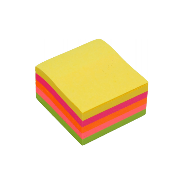 Notes de posar i treure neó Bismark 76x76 mm