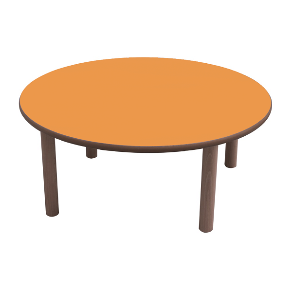 Taula rodona ø 80 cm T1 alt. 46 cm