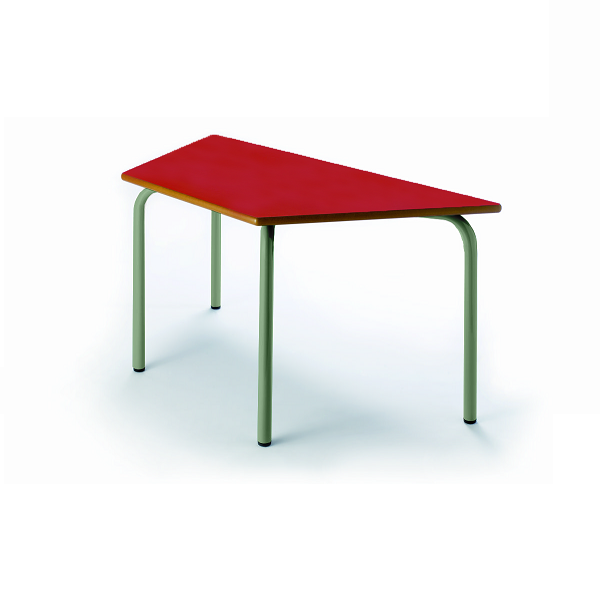 Taula trapezoidal 205 110x55* cm pota verda alt. 54 cm