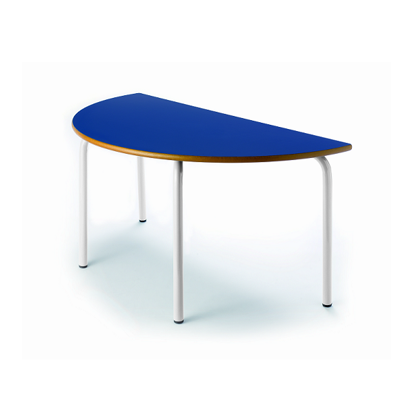 Taula semicircular 208 110x55 cm pota blanca alt. 54 cm
