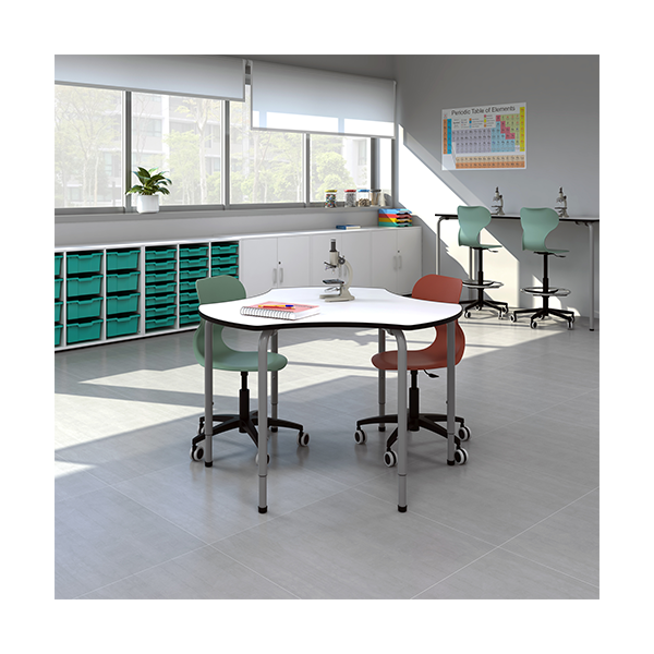Taula TRISIX ø 123 cm regulable T1-3
