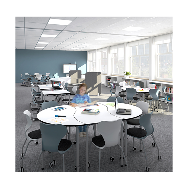Taula WAVE 130x65 cm alt. regulable T4-6