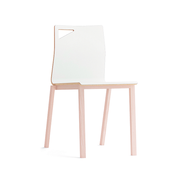 Silla LIBRARY patas madera 32 cm