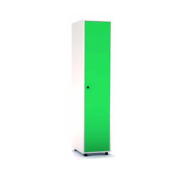 Taquilla blanca 1 puerta 1 columnas 40 cm