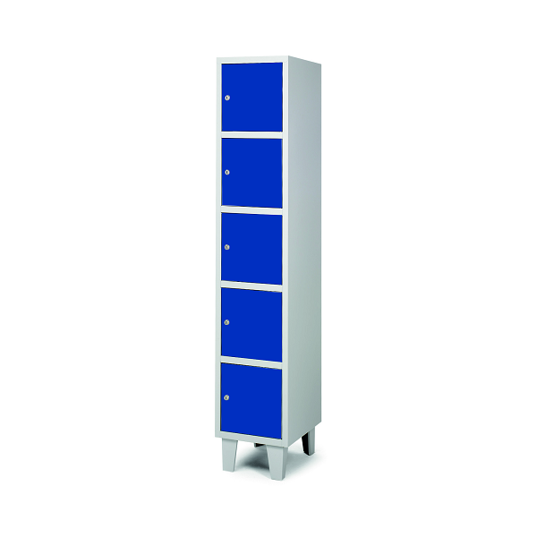 Taquillas metálicas 5 puertas ancho 30 cm