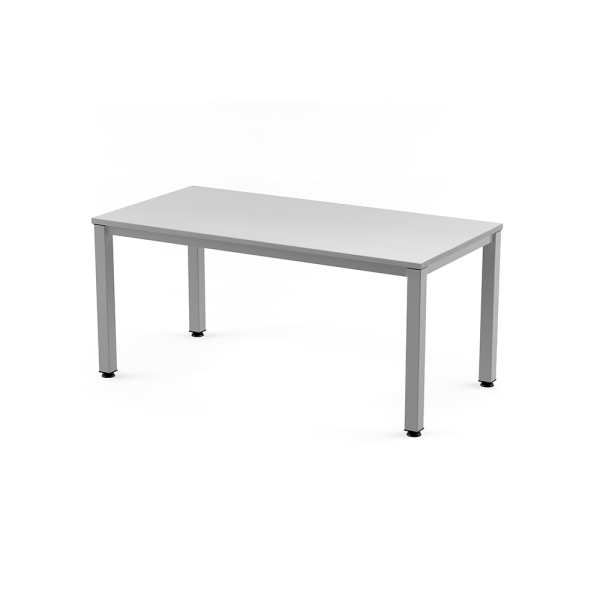 Taula EXECUTIVE rectangular estructura gris 140x80 cm