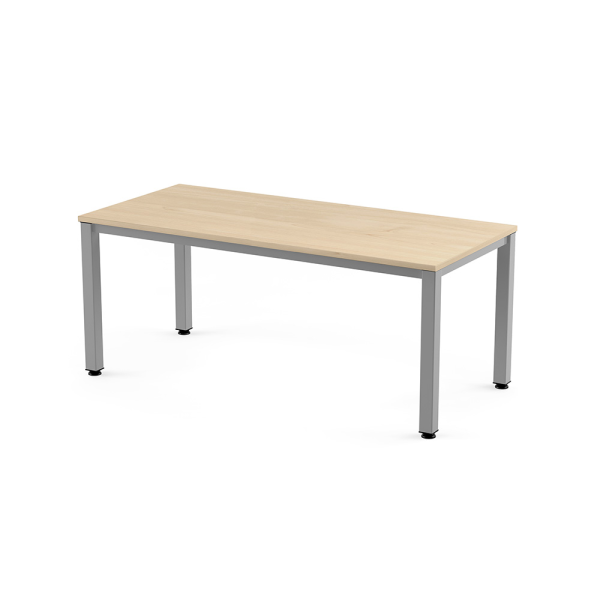 Taula EXECUTIVE rectangular estructura gris 160x80 cm