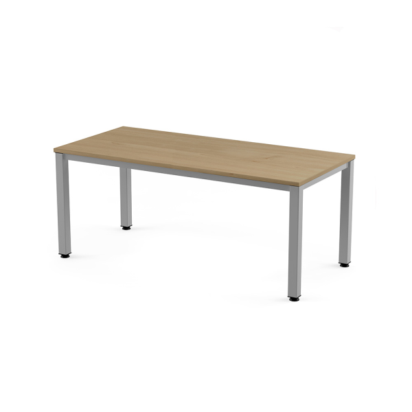 Taula EXECUTIVE rectangular estructura gris 180x80 cm
