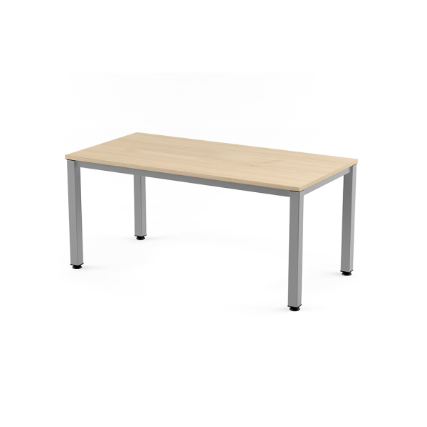 Mesa EXECUTIVE rectangular doble estructura gris 160x163 cm