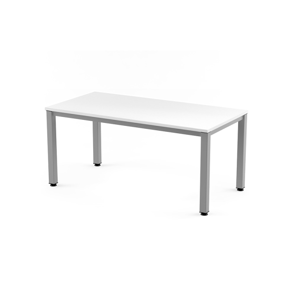 Mesa EXECUTIVE rectangular doble estructura gris 160x163 cm