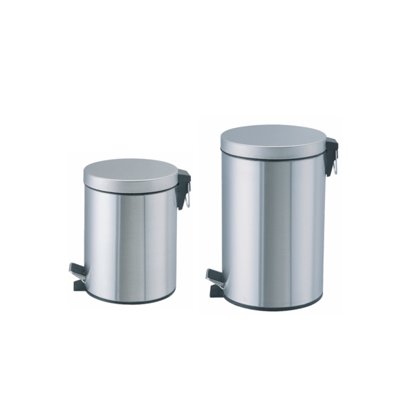 Paperera de pedal acer inoxidable 5 i 12 litres
