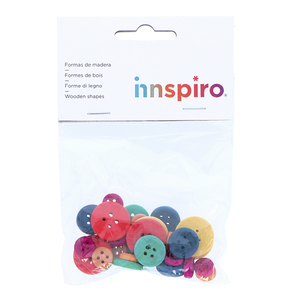 Botones de madera Innspiro