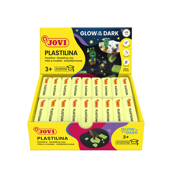 Plastilina Jovi colores fosforescente