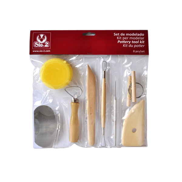 Kit herramientas para modelar arcilla Sio-2