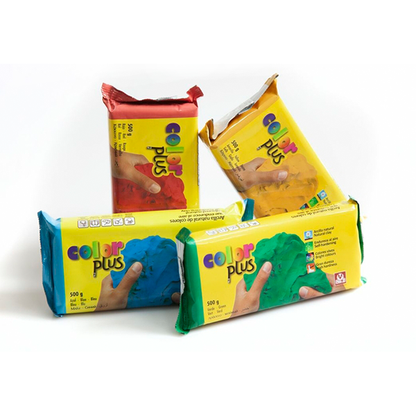 Pasta natural para modelar de colores Color Plus