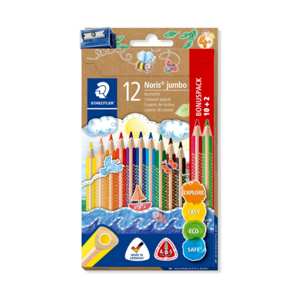 Llapis de colors Staedtler Noris Triplus Jumbo 128