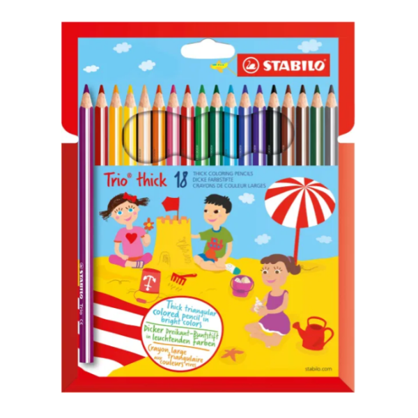 Lápices de colores Stabilo Trio Thick