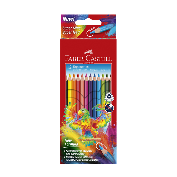 Llapis de colors ergonomics Faber-Castell triangular