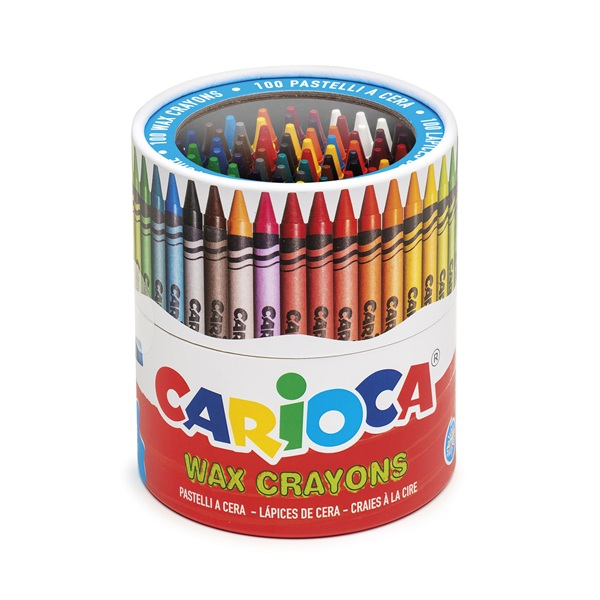 Kit escolar Carioca Wax crayons