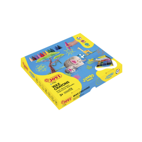 Kit escolar ceras semiduras Jumbo Easy Grip Jovi