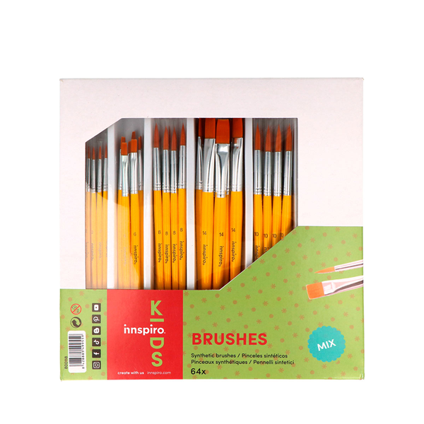 Kit de pinceles sintéticos variados Innspiro