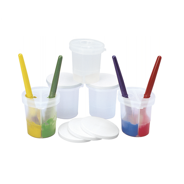 Botes para pintura inderramables dobles