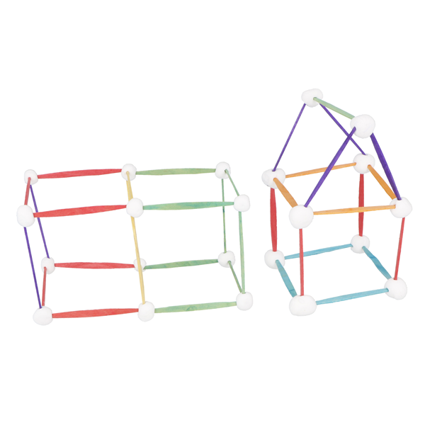 Pack 2500 palillos planos de colores