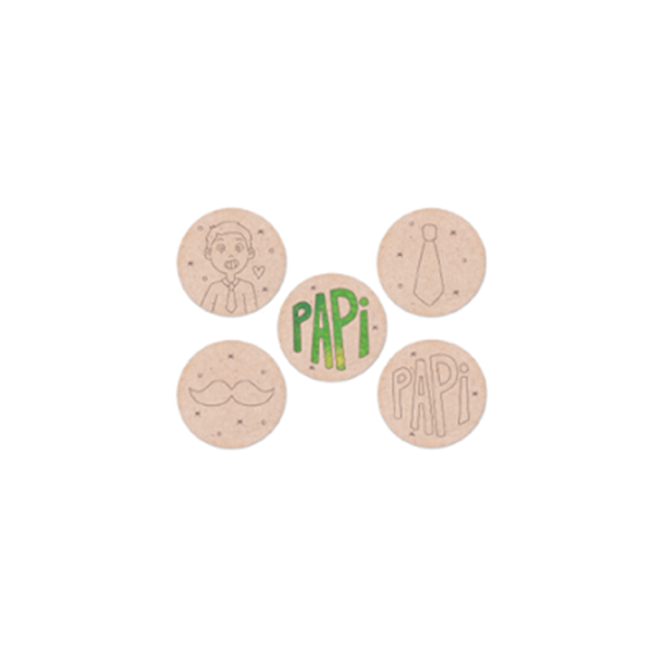 Posavasos de madera para decorar