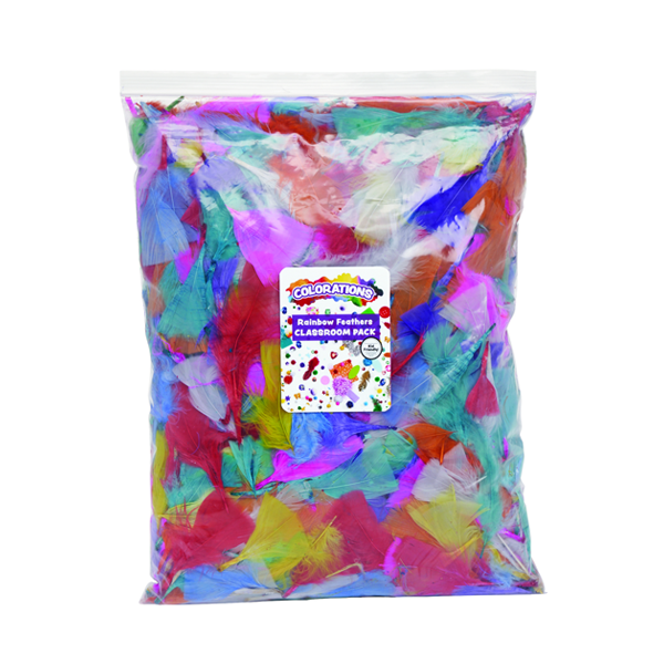 Kit escolar plumas arco Iris
