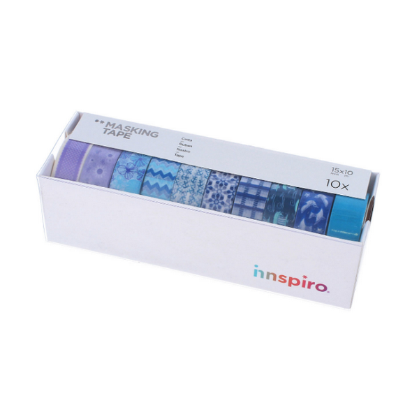 Set cintes assortides masking tape ultramar Innspiro