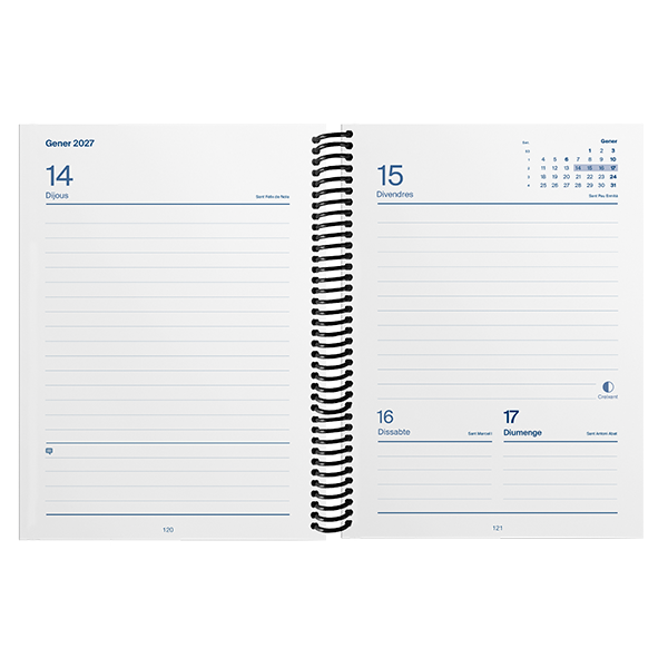 Agenda Universal Additio dia pàgina