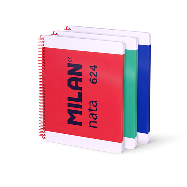 Cuaderno Milan 624 Nata A4 80 hojas cuadrícula 5x5