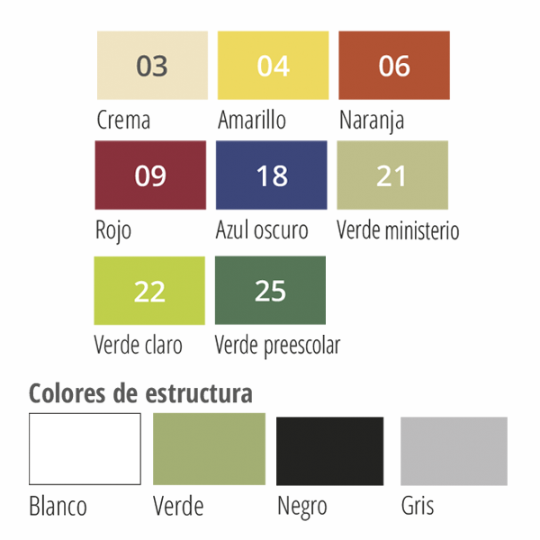 Banc infantil 394 alçada 30 cm. potes blanques