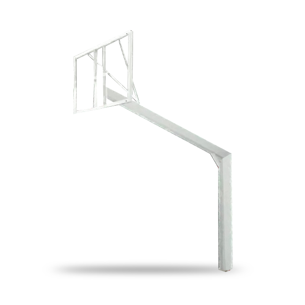 Estructura canastres bàsquet monotub fixes amb base