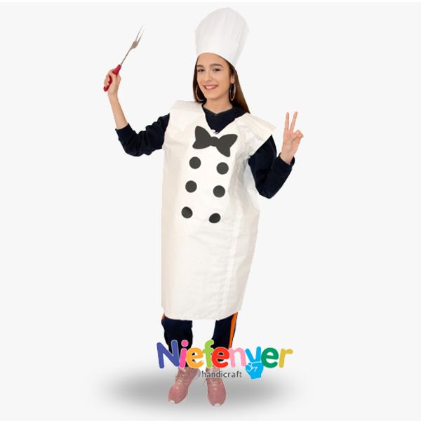 Disfraces cocinero & cocinera - Kit manualidad